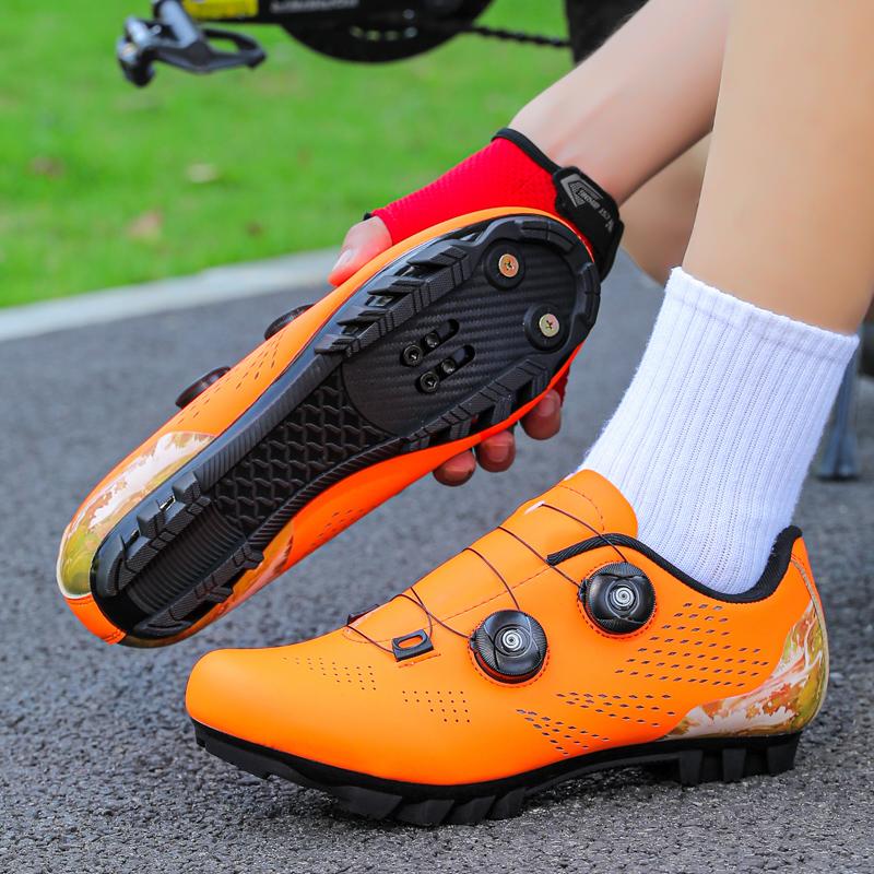 2025 Men's And Women's MTB Cycling Shoes SPD Outdoor Speed Road Bike Racing Shoes Non-Slip Breathable Wear-Resistant BOA Knob