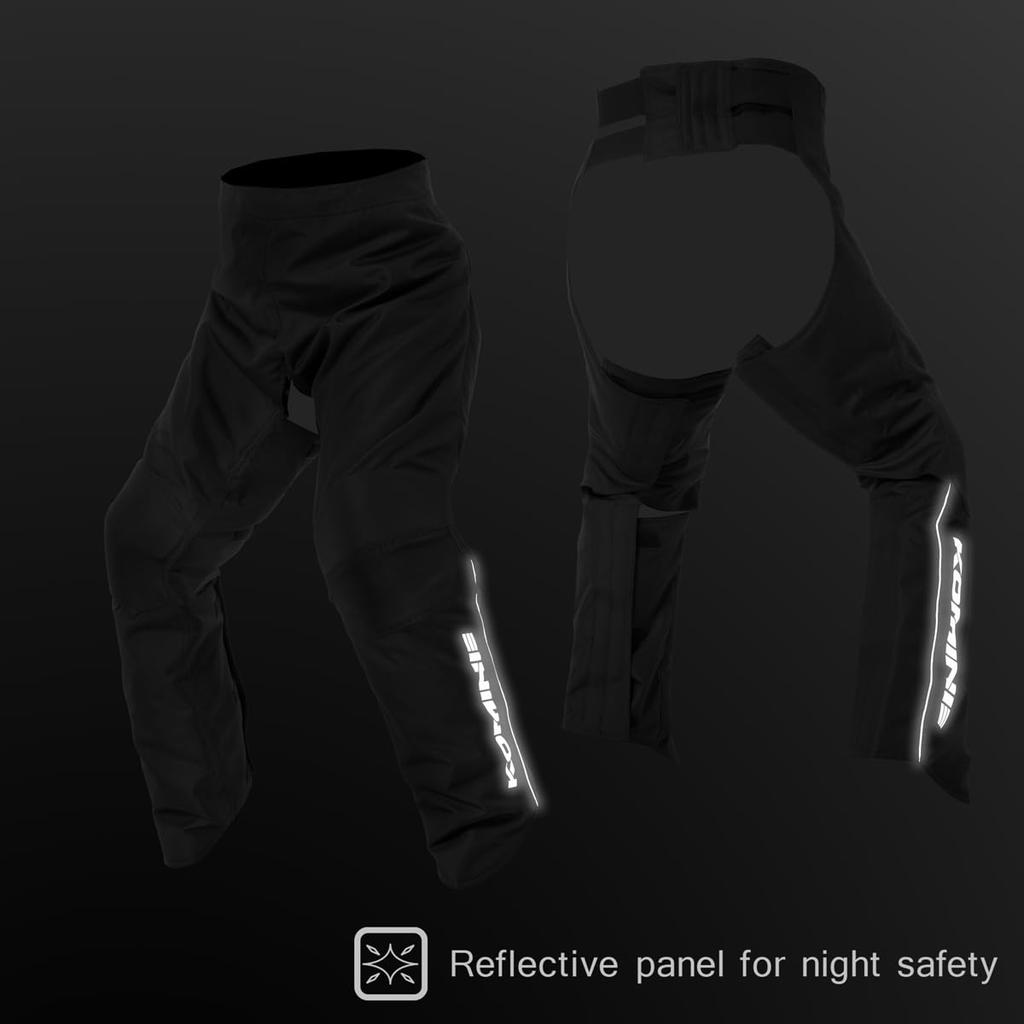 KOMINE 2025 Model Quick for Windproof and Size M PK-902 Overpants, Bestia, Motorcycles, Autumn/Winter, Warm, Olive,