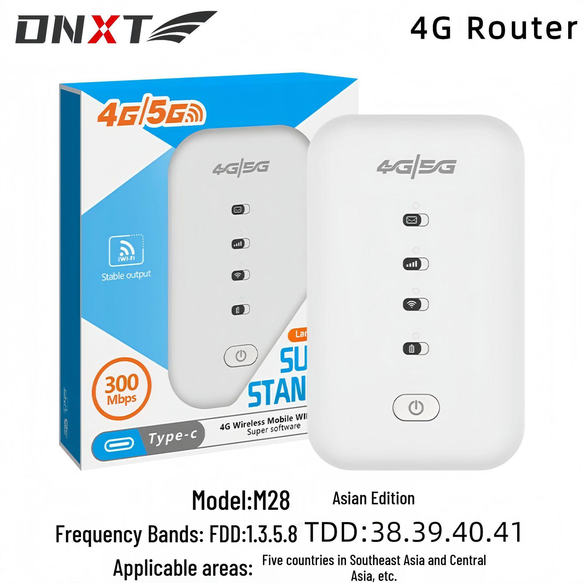

4G Portable WiFi Router for Middle East/Africa with SIM Card Support Type-C