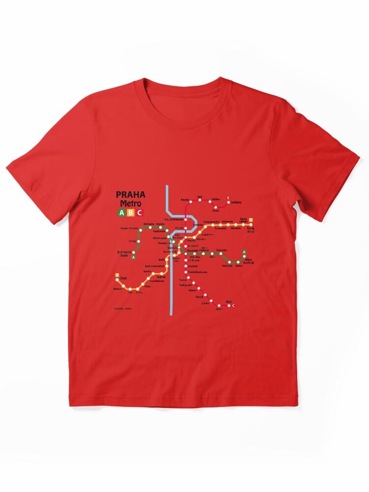 Metro PRAGUE metro network Essential T-Shirt
