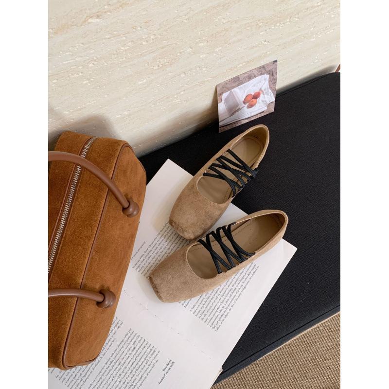 

French flat-soled retro brown Mary Jane evening shoes single shoes women s shoes 2025 autumn soft-soled black commuter shoes 39 верблюд