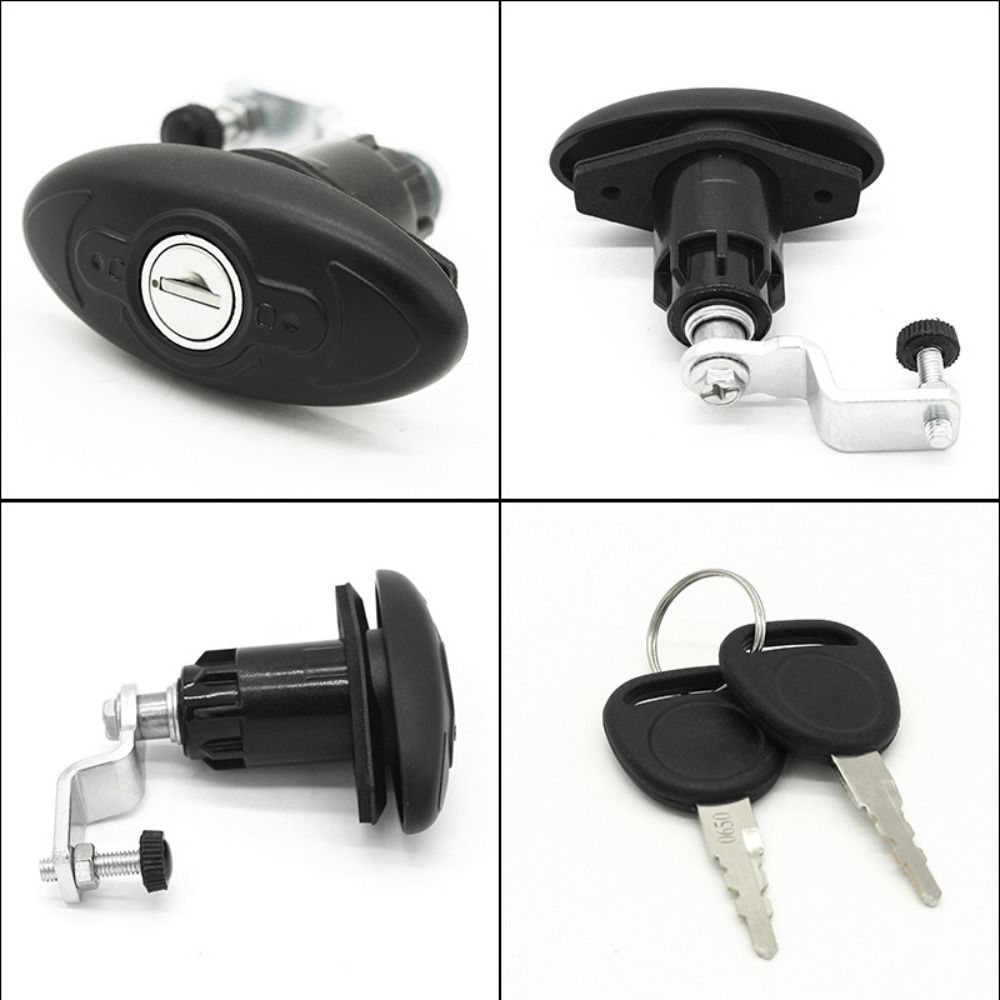 Weatherproof RV Cabinet Lock with 2 Keys Furniture Locks Professional Cabinet Door Lock Trailer