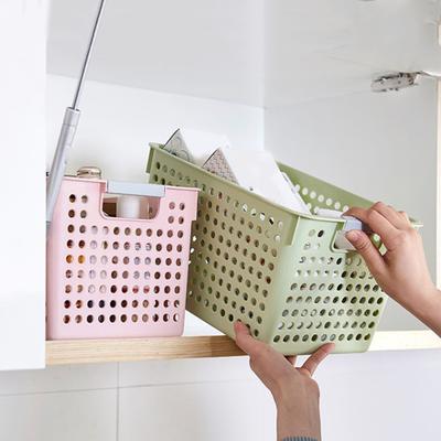 Cestino portaoggetti Scatola portaoggetti versatile dal design cavo Organizzatore salvaspazio per articoli vari per cosmetici, vestiti, giocattoli, alimenti