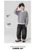 Beiteng Boys' Korean Style Two-Piece Look Hoodie - Autumn Casual Kids' Top