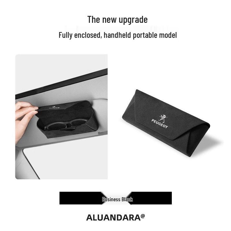 

Peugeot Car Sunglasses Case for 408/308/3008/5008 Sun Visor Clip Storage Box