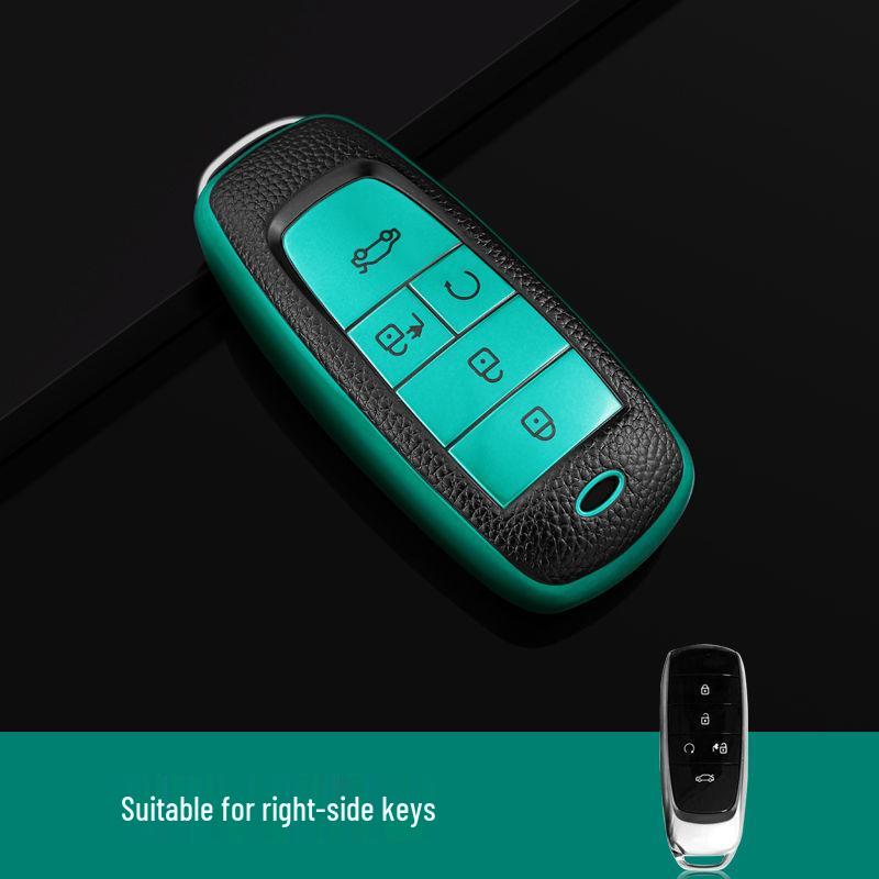 Compatible Key Case for GAC Trumpchi Aion Models AIONS, AIONV, AIONY, AIONLX - Full Protection Shell with Buckle