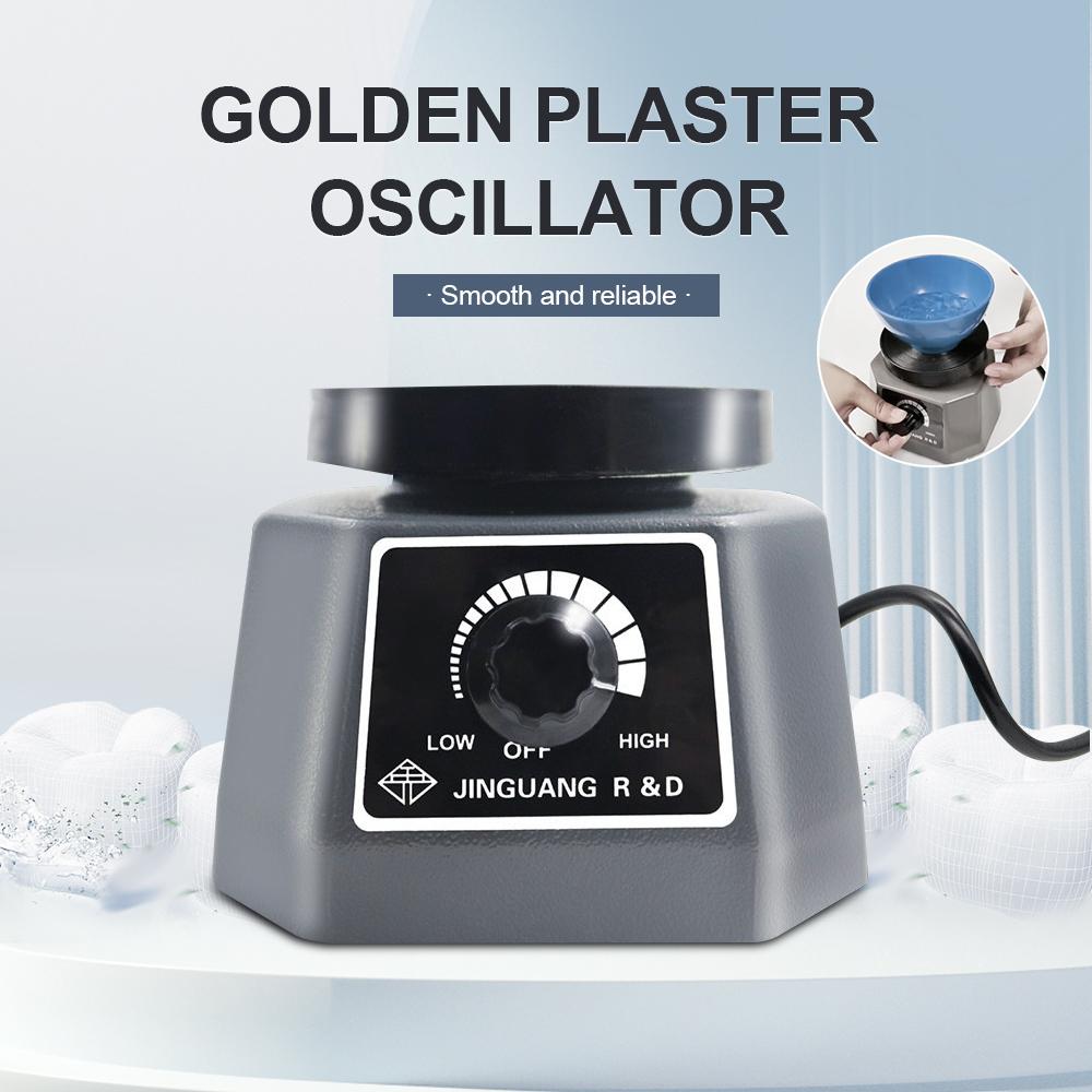 Lab Vibrator Round Shaker Oscillator Gypsum Mixing Machine Roundness Vibrador Laboratory Tool 100W Plaster Vibrator Plate