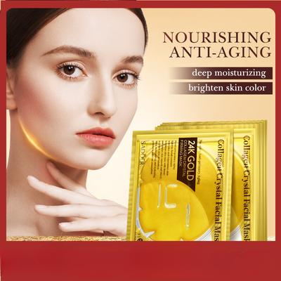 24k Gold Collagen Crystal Straffende Maske Feuchtigkeitsmaske