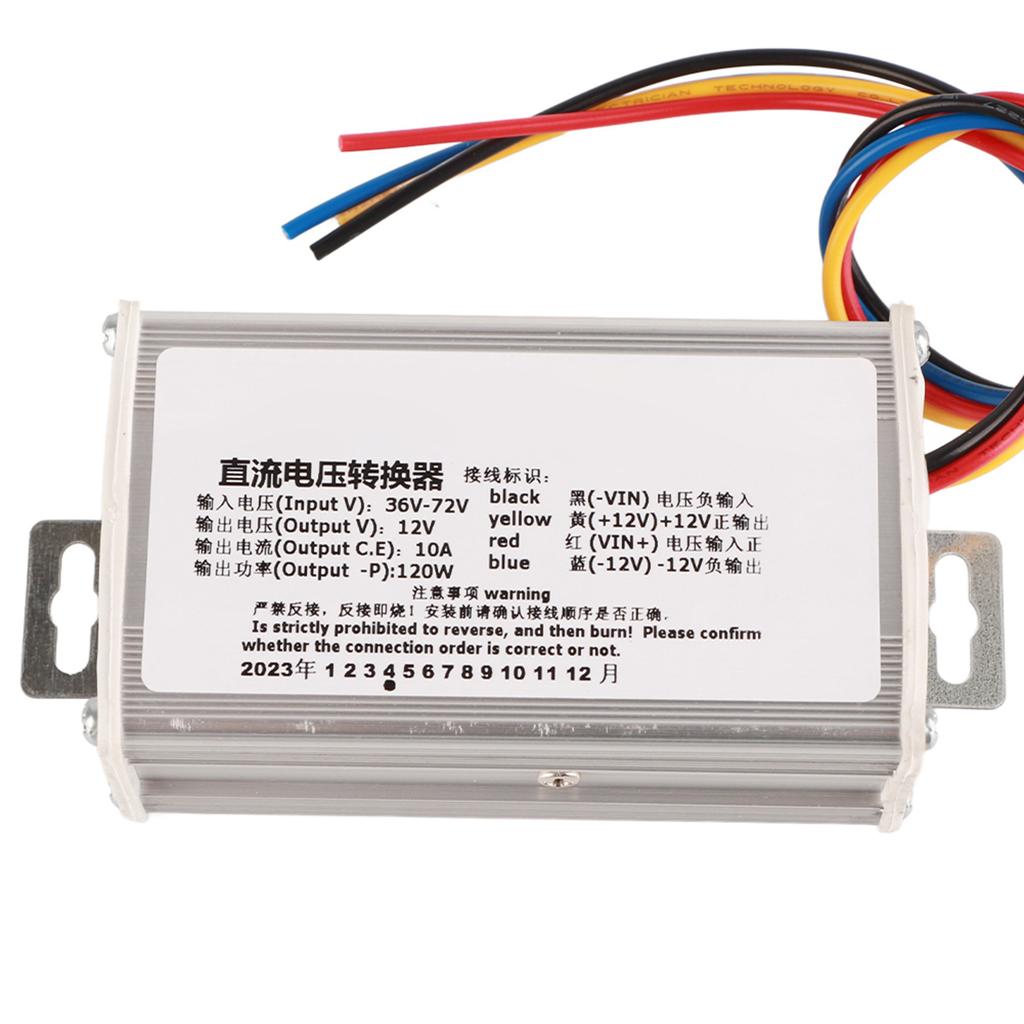 DC Converter Step Down Power Supply Module 36V‑72V to 12V 10A 120W