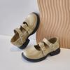 Spring Girl Shoes Fashion Versatile Princess Shoe Comfort Soft Sole Simple Retro Kid Shoe Trendy Exquisite Elegant Leather Shoes