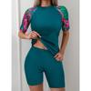 Women S Split Swimsuit Tight Quick Dry High Waist Waterproof Swimwear