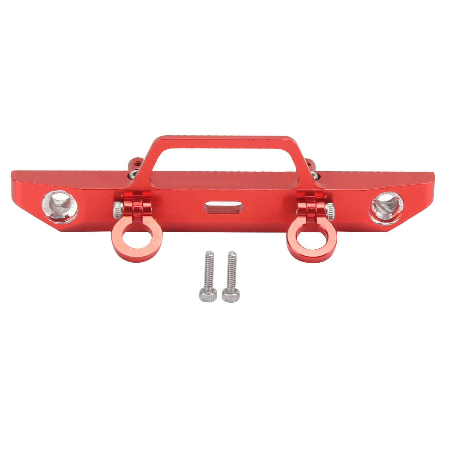 

1 24 RC Aluminum Alloy Metal Front Bumper Bumper Accessories for Axial SCX24 90081 Red