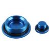 NICECNC Aluminum Crankcase Cover Plug For Yamaha Raptor 700 700R YFZ450R 450X YZ250F 450F 250FX 450FX WR250F 450F Grizzly Kodiak