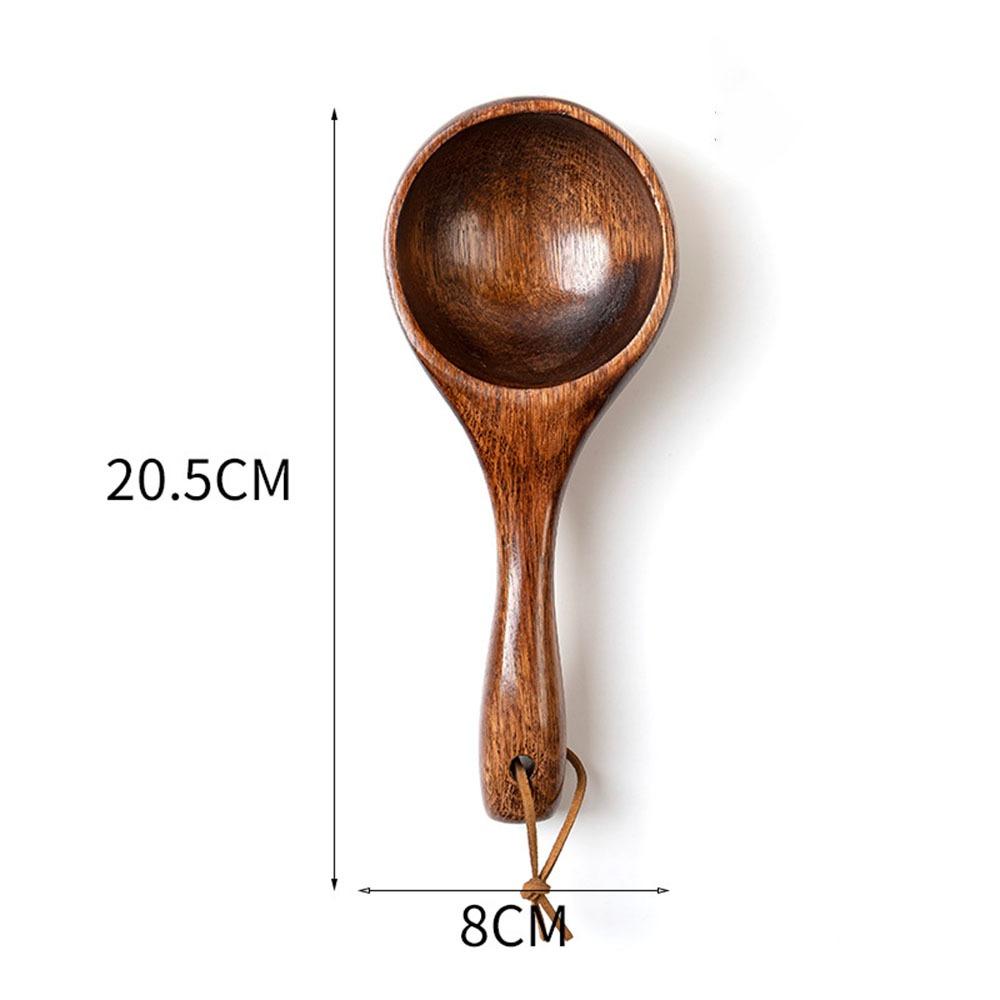 

Натуральный цвет Ложка бытовая с длинной ручкой Деревянная бытовая ложка Маленькая цельная деревянная ложка Для готовки 2