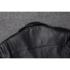 Chinese Size Black Real Cowhide M65 Hunting Leather Jacket Men Genuine Leather Coat Winter Pockets Jackets
