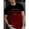 Summer 2025 New Men's T-Shirt 3D Printed Casual, Stylish Retro Polyester Men's Breathable Quick-Drying Sports Men's T-Shirt