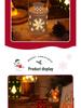 Nordic Style Christmas Lantern with Electronic Candle - Creative Festival Decoration Ornaments