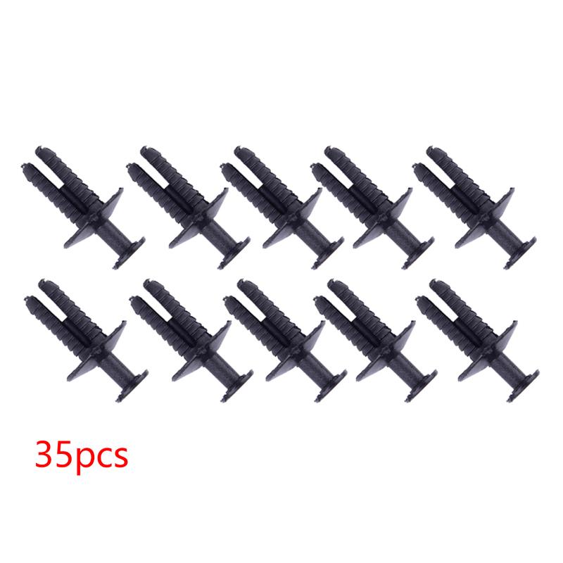 35Pcs Push-In Bumper Mounting Clips Retainers Expanding Rivets Fit for BMW 51111908077 1400804 90508809 51110029491 51111964186