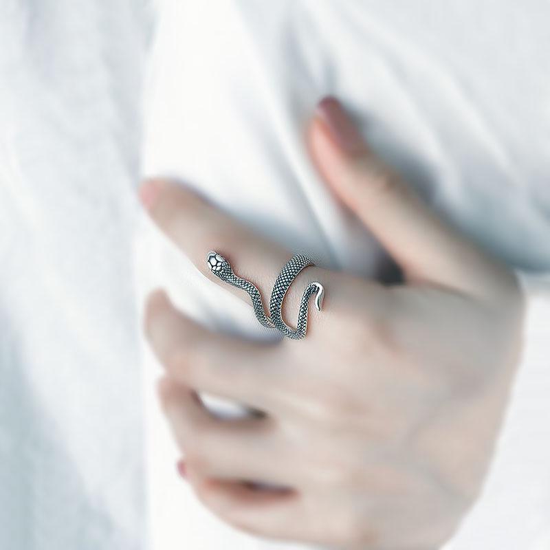 Vintage Snake Ring: European & American Hip Hop Style Animal Jewelry