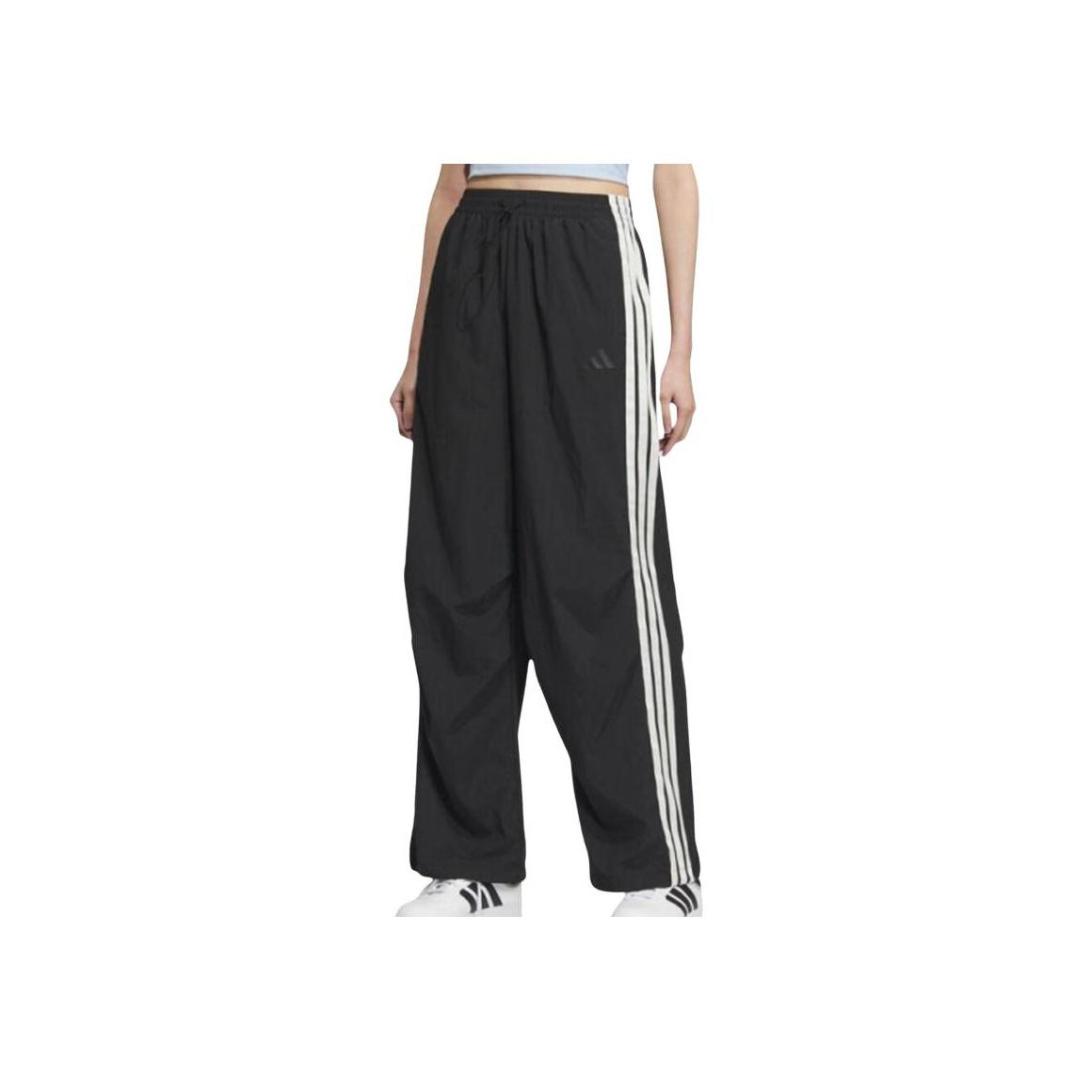 adidas Sportswear Women s 3-Stripes Woven Wide Leg Pants Black KE5788 XL