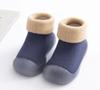 Baby Walking Socks, Autumn and Winter with Thick Velvet and Soft Sole, Anti Slip Shoes for Boys and Girls, Pure Cotton Socks
