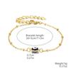 LUOYUNE 18K Gold Plated Colorful Enamel Lucky Eye Charm Bracelet Turkish Inspired Vintage Link Jewelry for Women Gift