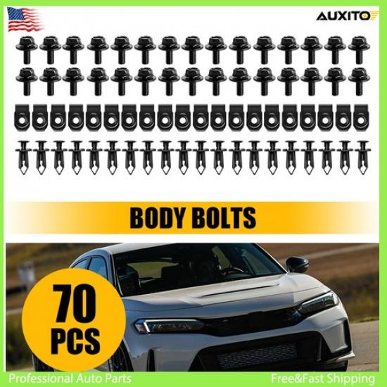 For Nissan Body Bolts & U-nut Clips- M6 Engine Under Cover Splash Shield Guard