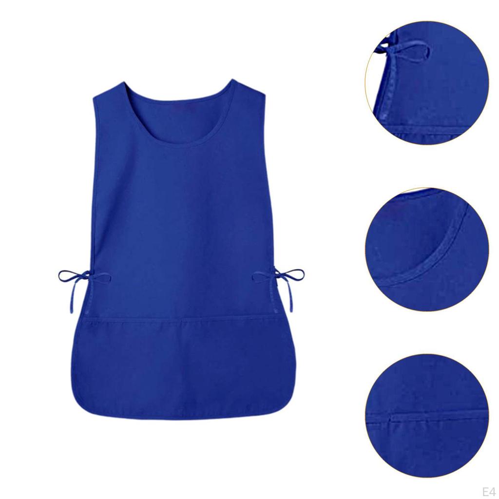 Bib Apron, Chef Dishwashing Polyester Kitchen Apron for Men, Women, Gardener,