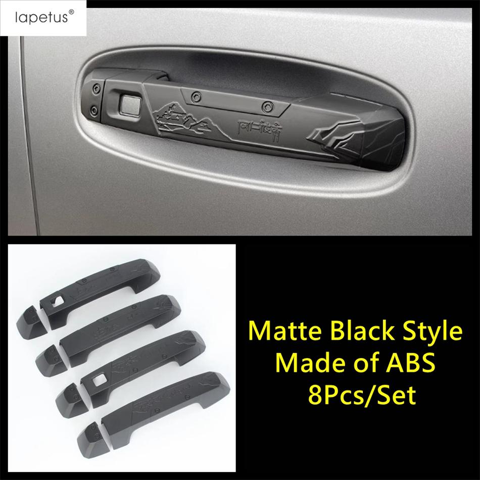 

Car Outer Door Handle Bowl Decoration Protection Cover Trim For HAVAL H9 2nd MKII 2024 2025 Matte Black Carbon Fiber Accessories Matte Black Style-A