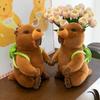 Ugly Cute Groundhog Plush Toy Turtle Backpack Mouse Doll Creative Keychain Pendant Temple Fair Gift
