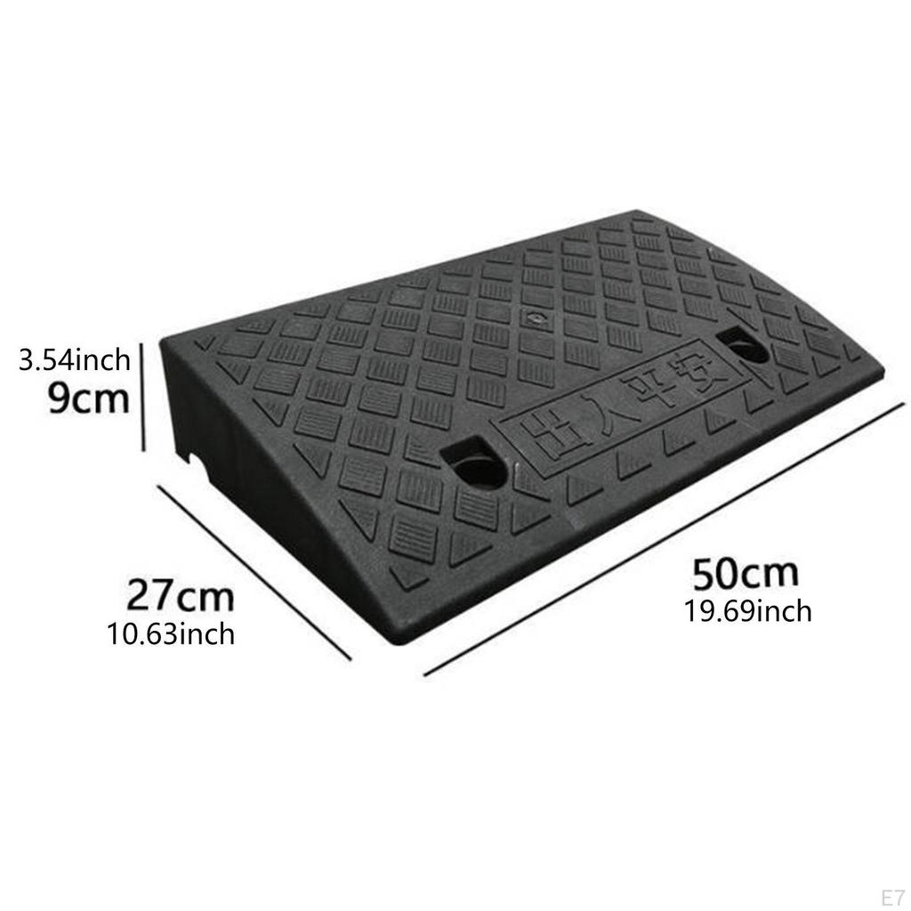 Curb Ramp Climbing Triangle Pad Lightweight Heavy Duty Threshold Roadside Slope for