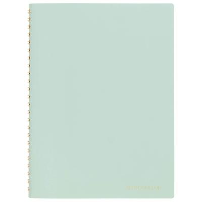 Maruman Septcouleur A5 Grid Notebook 3mm, 100 Sheets, Comfort Mint N768-53