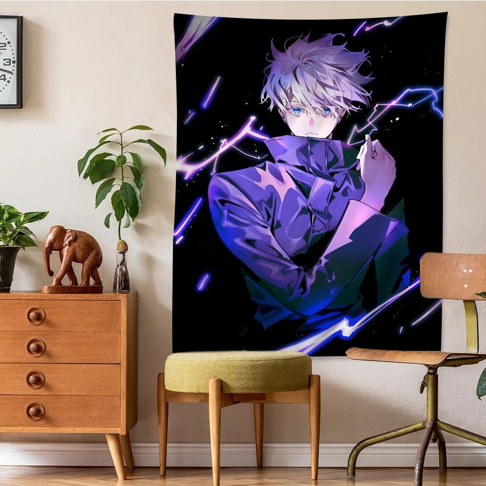 SSatoru GGojo Hippie Wall Hanging Tapestries Bohemian Mandala Style Perfect INS Home Decor for Anime Boho Fans