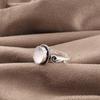 Selenite Jewelry, Handmade Gemstone Ring, 925 Solid Sterling Silver Ring Healing Jewelry, For Engagement Gift