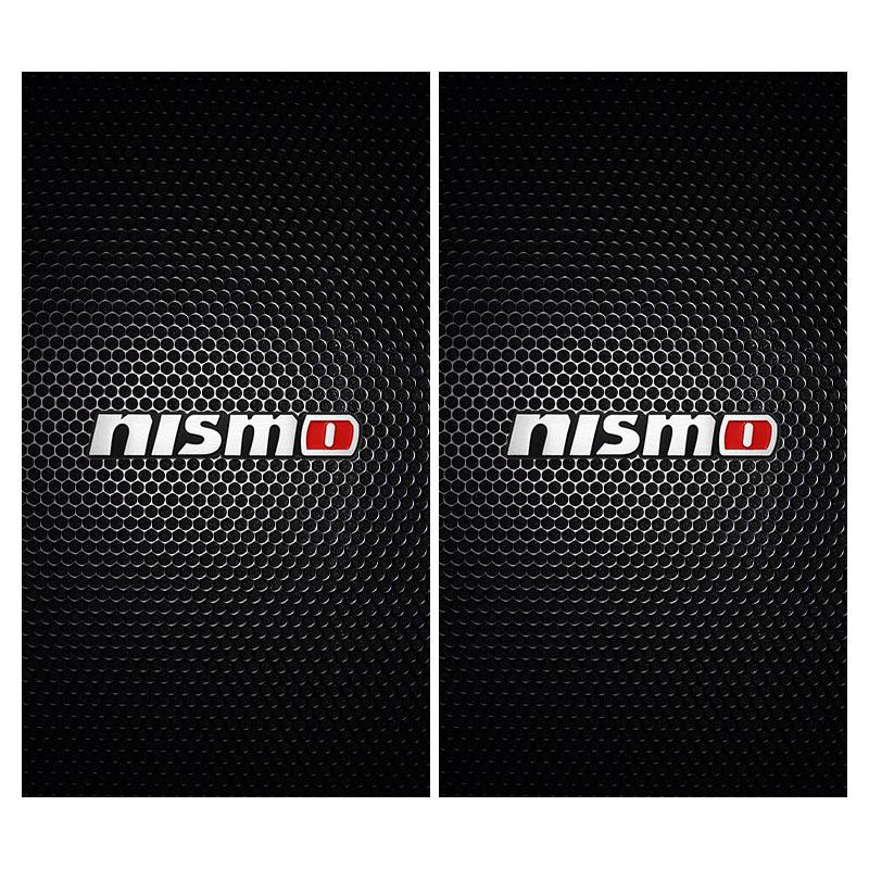 

2 шт. Защитная пленка на центральную стойку с логотипом автомобиля, 3D наклейка-декаль против царапин для Nissan Nismo Qashqai X J10 J11 Trail Tiida Teana Skyline Juke X-trail nismo