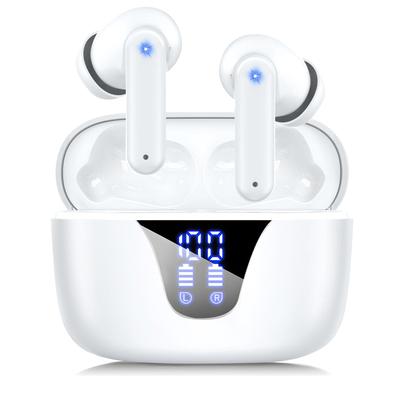 Wireless Bluetooth Earphones Automatic Compact Fast LED Battery Level Touch Reduced Sound IPX7 Waterproof (Bluetooth 5.3), Pairing, Ultra-lightweight,