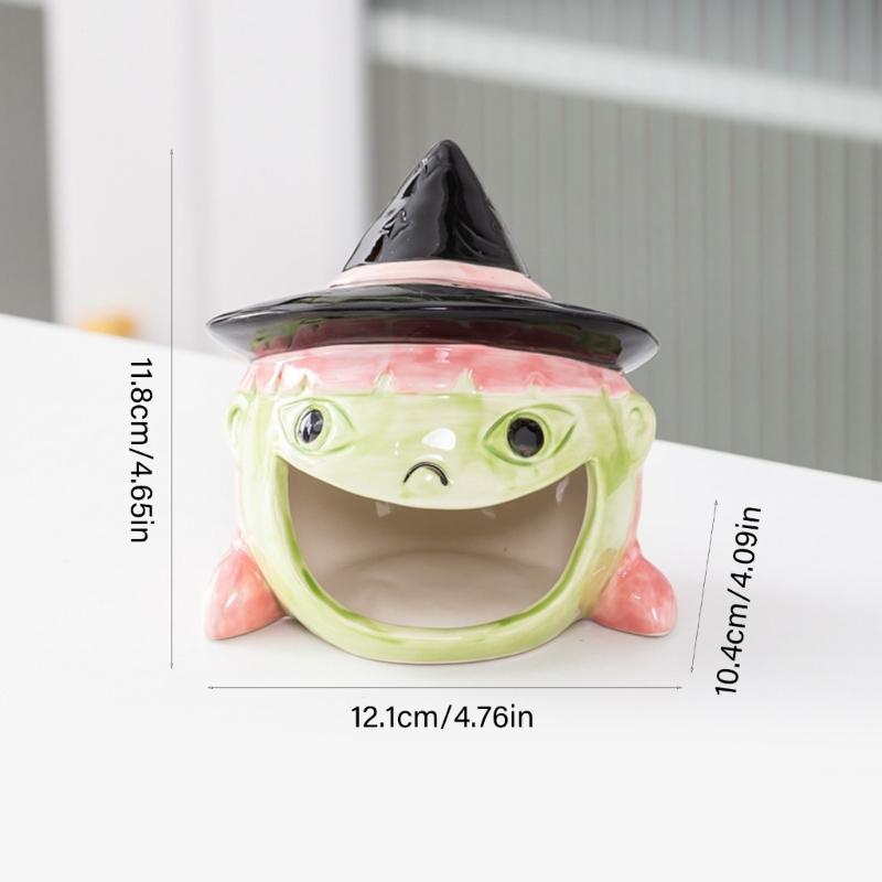 Halloween Candle Holders Tealight Votive Candle Holders with Grimaces,Pumpkin Lanterns Decorative Halloween Centerpieces