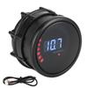 Universal Voltmeter Gauge Voltage Meter LED Digital Display 52mm Dia for 12V Auto