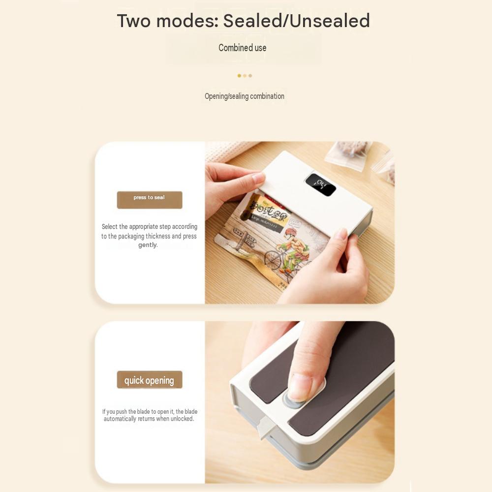 Portable Rechargeable Mini Sealing Machine TX007 White