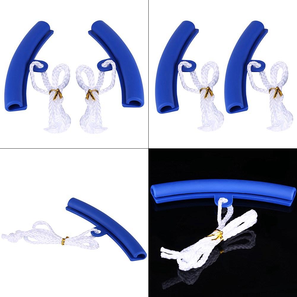 2Pcs Car Motorcycle Wheel Rim Protectors Tire Edge Protection Tyre Repairing Tools Blue