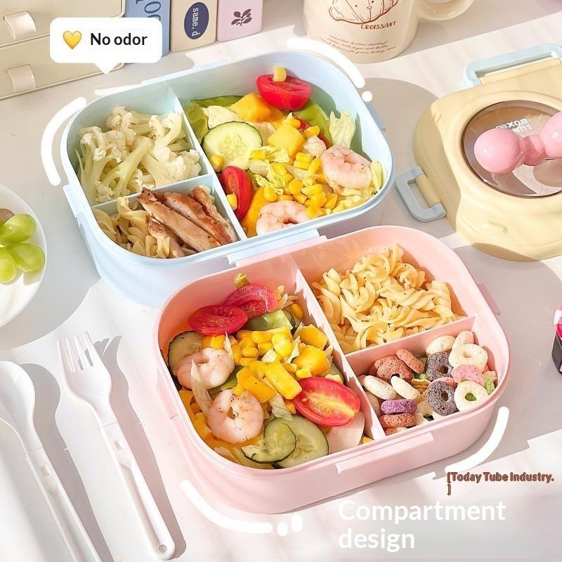Carina Bento Box per Donne e Adolescenti - Contenitore Pranzo Portatile Stile Macaron, Ideale per Lavoro, Picnic, Appuntamenti, Imballaggio Semplice