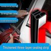 Three-Layer Universal L-Shaped Car Sealing Strip for Noise Reduction and Soundproofing