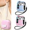 Secure Lock Design Protective Cover With Hiddens Phone Holder Compatible for Pro3 Earbuds Charging Case Shell Holder