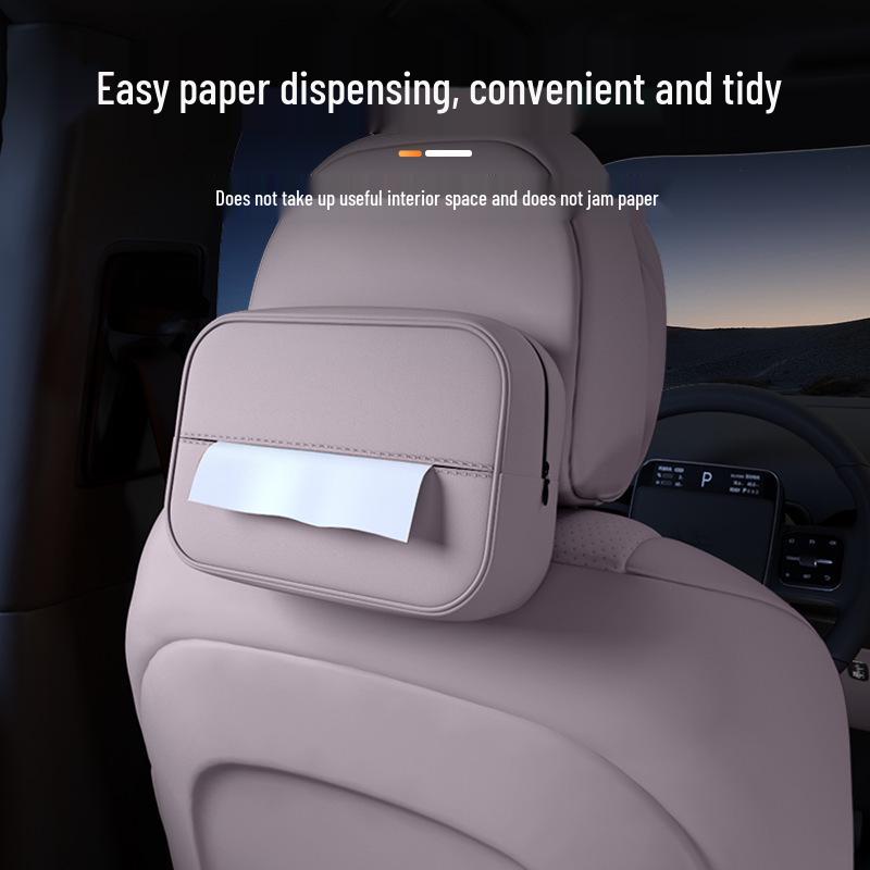 Compatible with Ledao L60 2026: Car Seat Hanging Tissue Bag for Interior Accessories