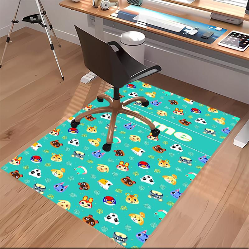 Custom Personalization Animal Crossing Print Area Rug - Soft, Washable Non-Slip Indoor Mat,Living Room,Home&Office Decorative Rug
