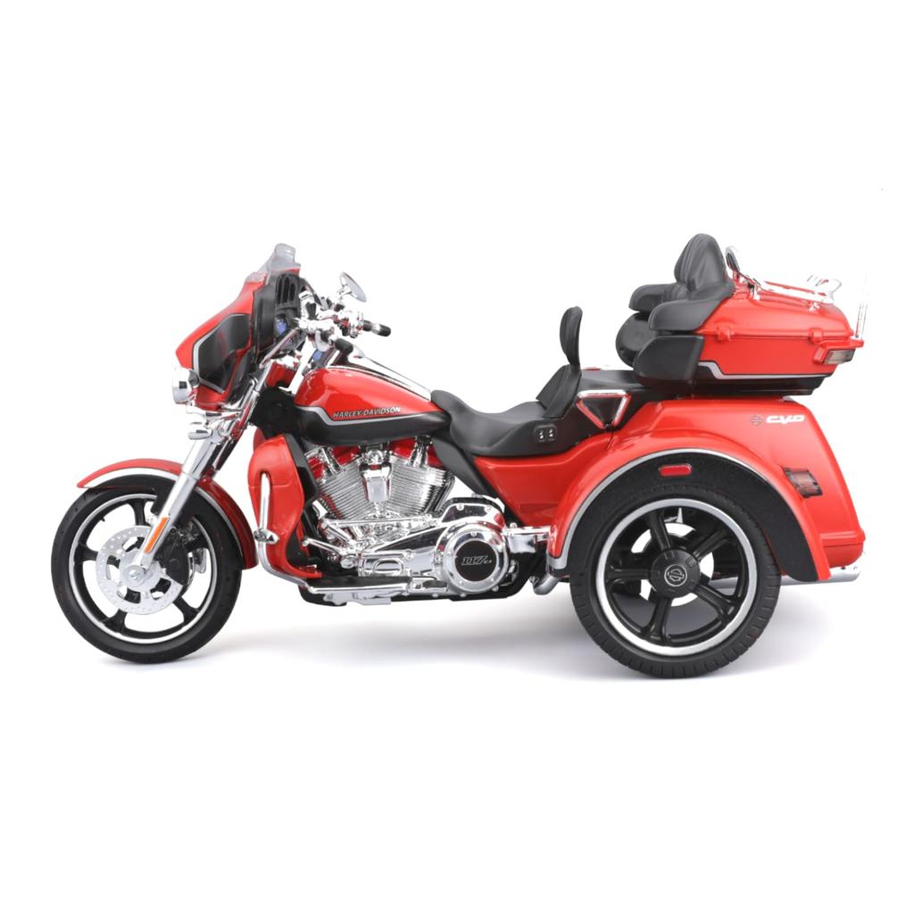 Maisto 1/12 Scale Harley-Davidson CVO Tri Glide Red / Diecast Model Car, Finished Model, 1:12 Trikes 2021 CVO Tri Glide 32337 OG