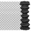 VidaXL Mesh Fence Steel 25 X 1 M Grey