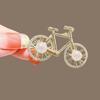 Personality Bicycle Shape Brooch  Leisure Cycling Sports Jewelry