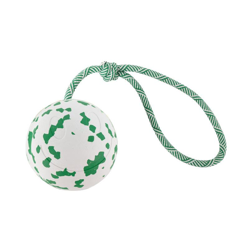 Colorful Interactive Pet Toy Balls, Bio-based Degradable Small Dog and Large Dog Elastic Balls