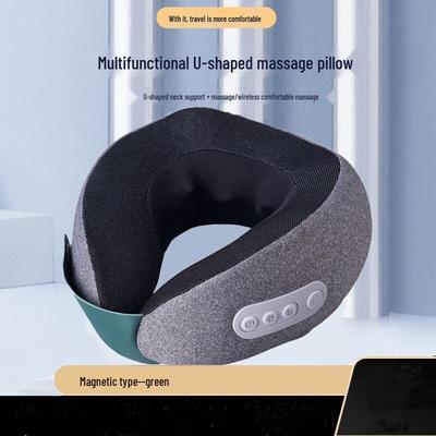 Electric U-shaped Neck & Shoulder Massage Pillow CN Plug (adapter Included)